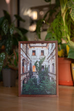 Load image into Gallery viewer, Mini Museum Volume II pictured with the postcard Barocco Dorato standing up in portrait mode