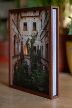 Load image into Gallery viewer, Mini Museum Volume II pictured from side on showing the opening where the cards can be changed