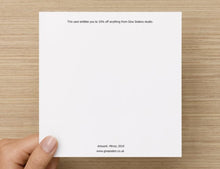 Load image into Gallery viewer, Back of the card